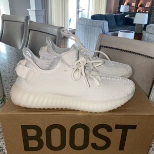 Yeezy size 7 triple white 350s